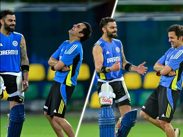 Virat Kohli and Gautam Gambhir. (Photo- ICC X)