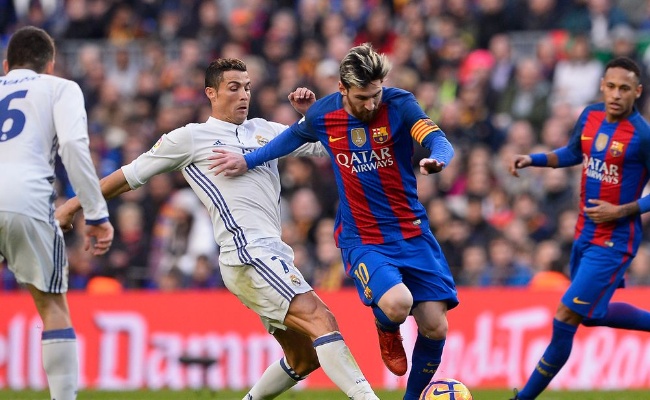 Lionel Messi and Cristiano Ronaldo