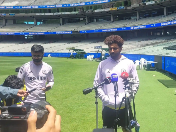 Ravindra Jadeja during the media interaction at the MCG (Photo - X)