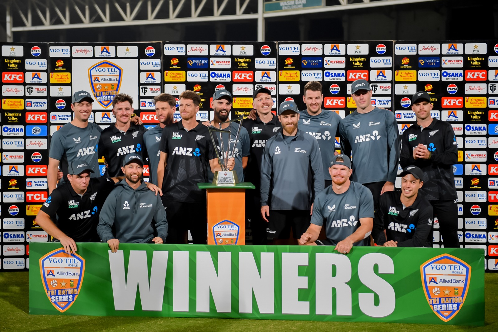 New Zealand won the Pakistan ODI tri-national series