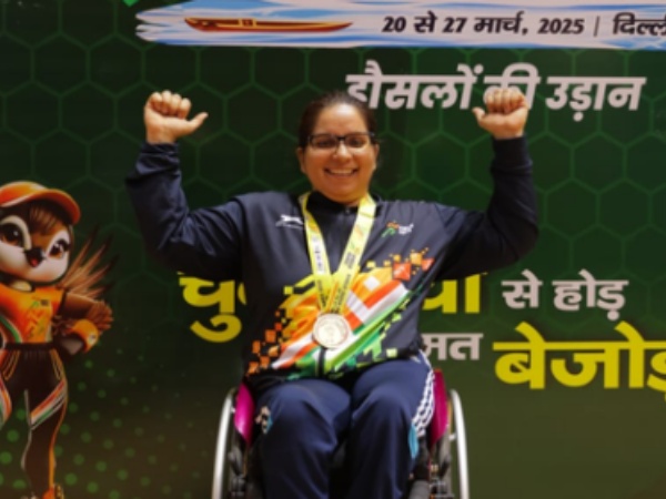 The fifth day of the Khelo India Para Games 2025 saw two more national records, both in powerlifting
