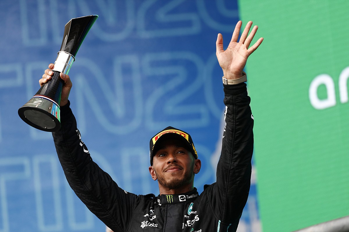 Lewis Hamilton from his time at Mercedes in F1