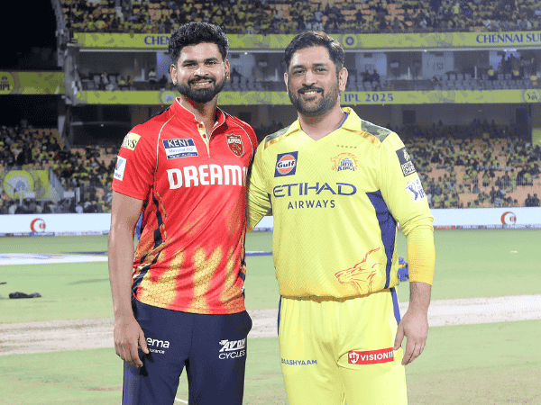 Shreyas Iyer and MS Dhoni (Photo: X/@IPL)