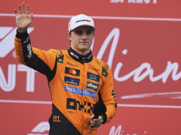 Lando Norris defeated McLaren Racing teammate Oscar Piastri to win the sprint race