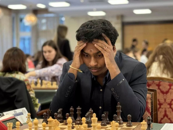 India's chess player Venkatesh Pranav