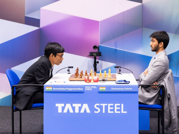 D Gukesh draws with compatriot R Praggnanandhaa
