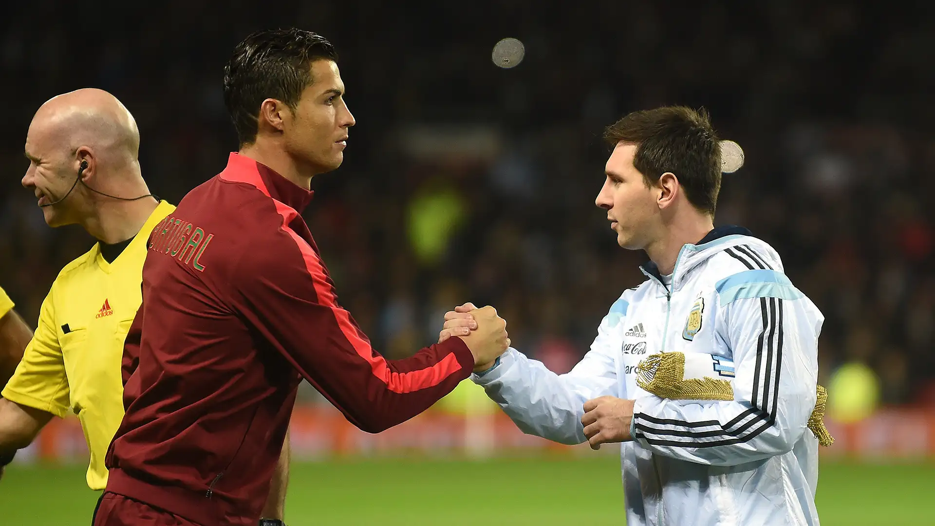 Lionel Messi and Cristiano Ronaldo. (Photo- FIFA WC Twitter)
