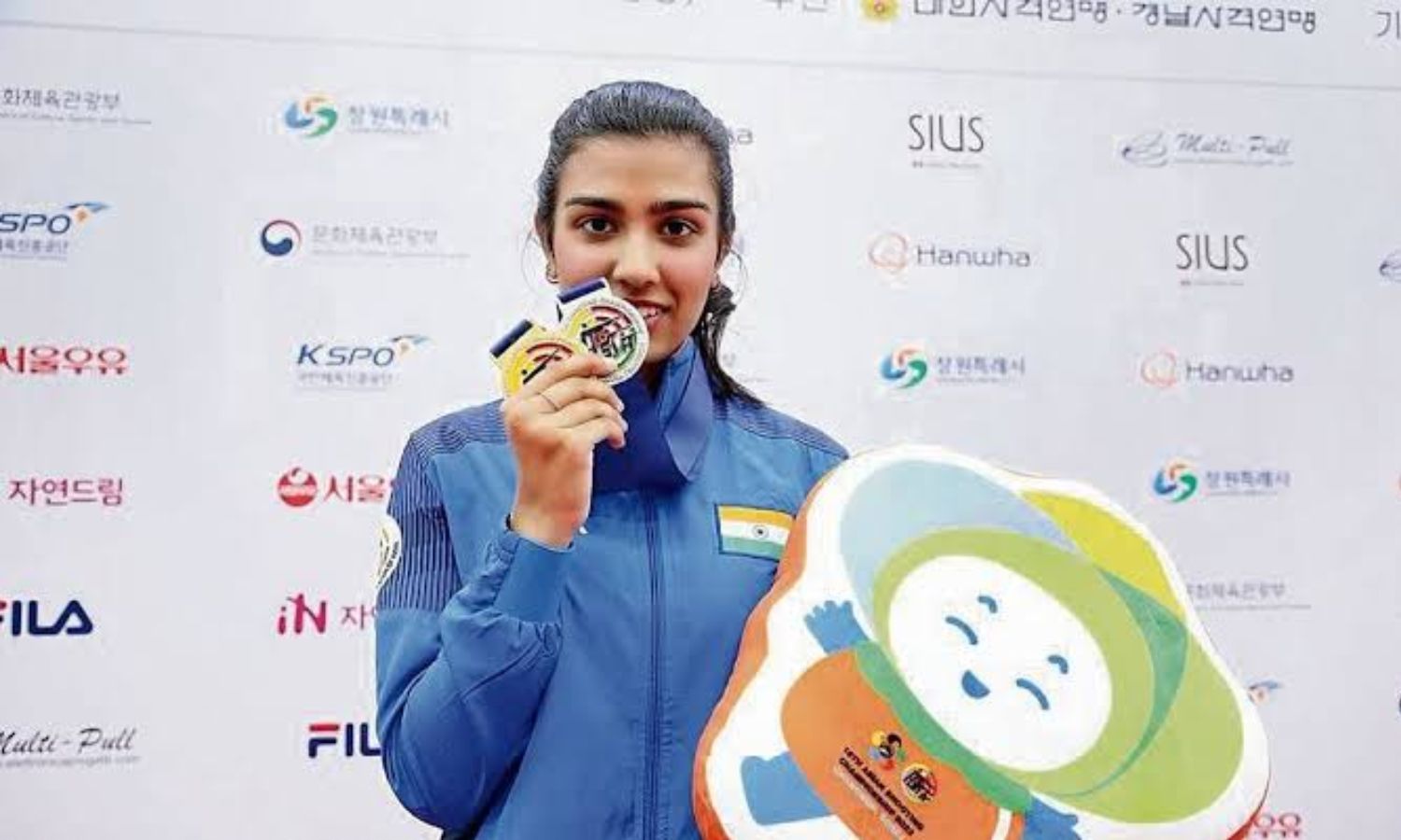 India’s skeet shooter Raiza Dhillon (Photo: Olympics.com)