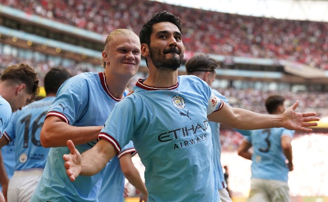 Gundogan, Haaland goals seal UCL spot for Man City