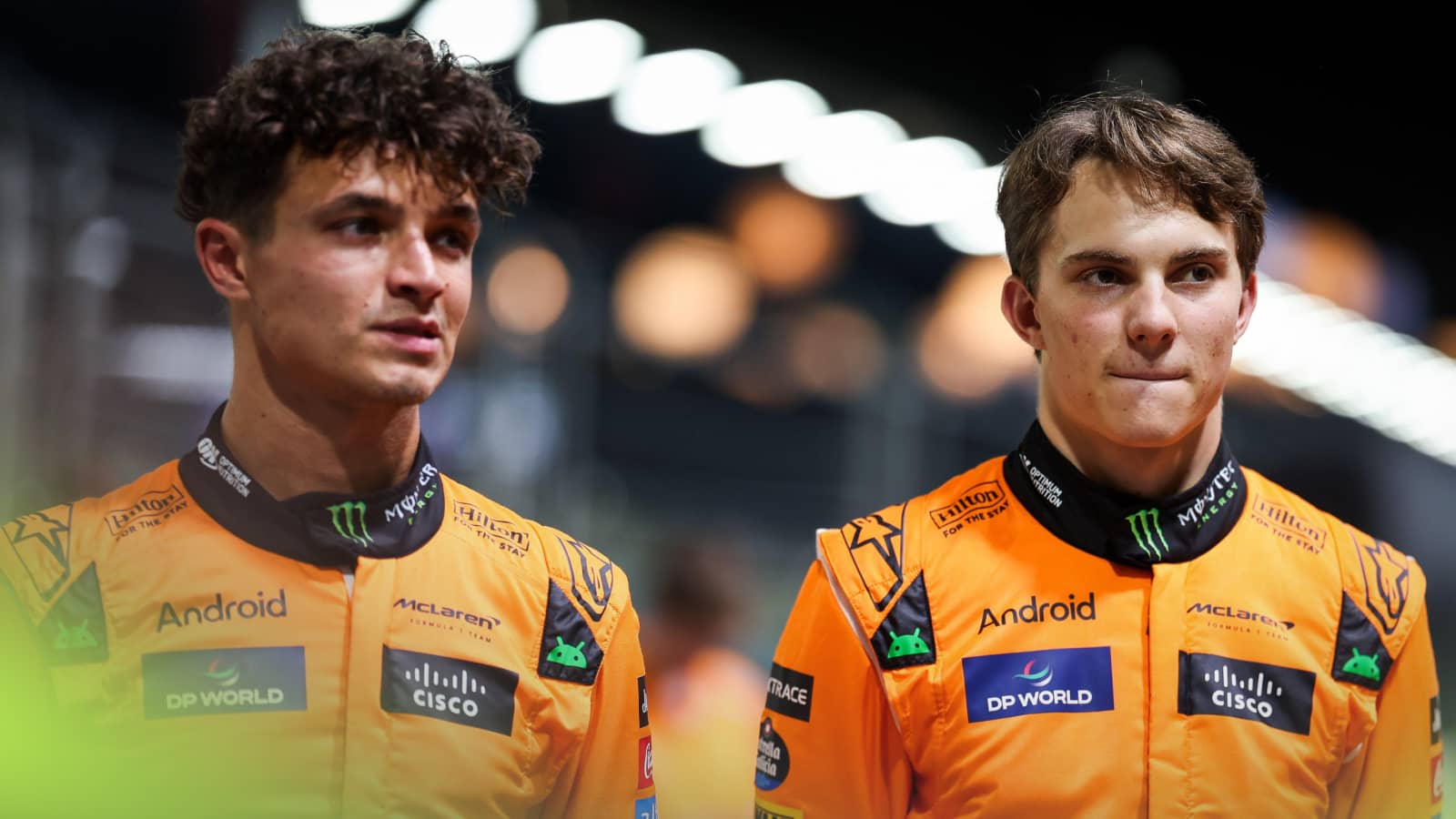 Lando Norris and Oscar Piastri