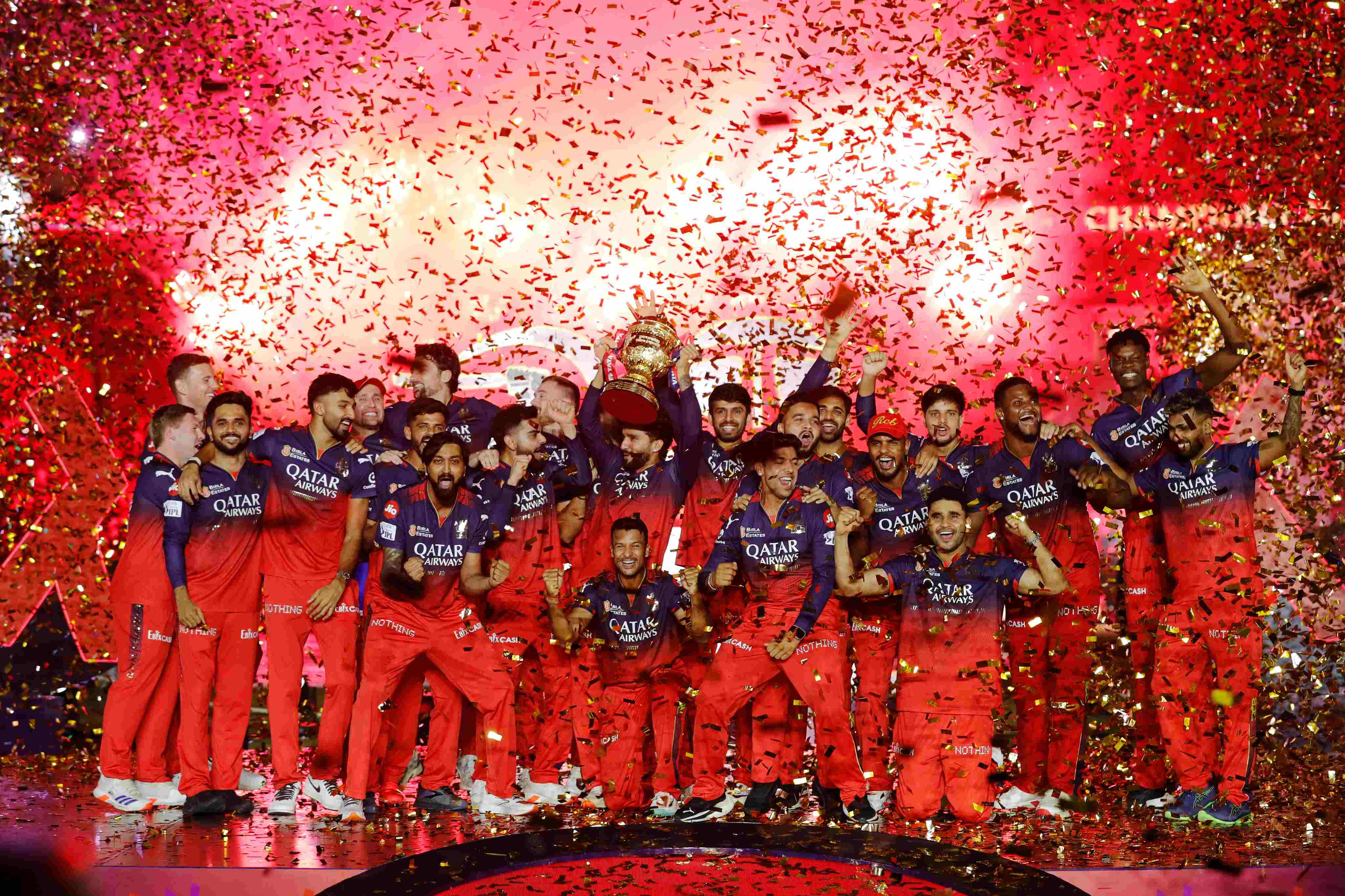 Victorious RCB (Photo: X/@MohanMOdisha)
