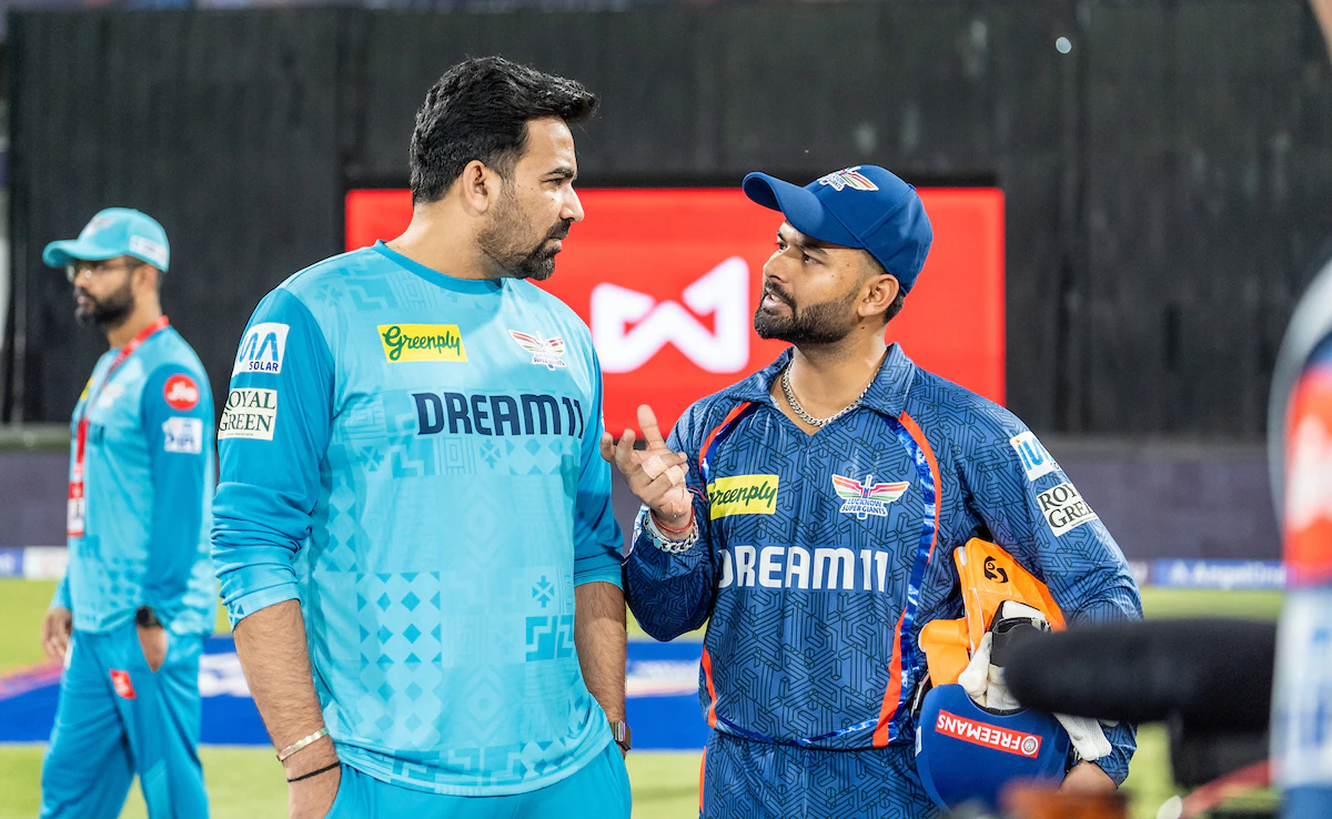 Zaheer Khan and Rishabh Pant