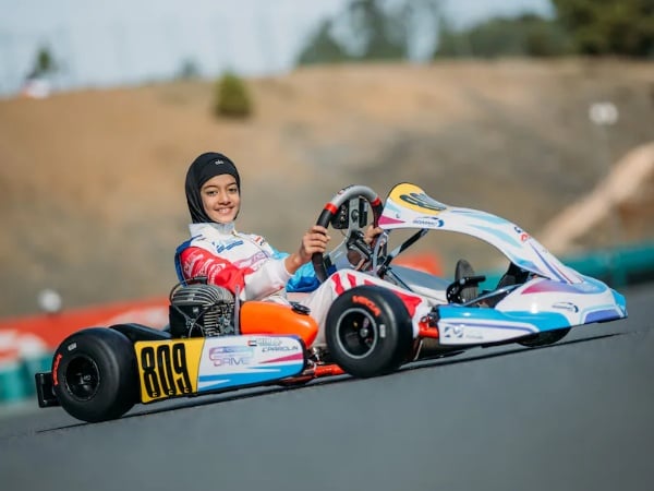 Atiqa Mir has competed in some of the world's most prestigious karting championships