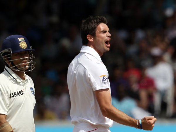 Sachin Tendulkar and James Anderson