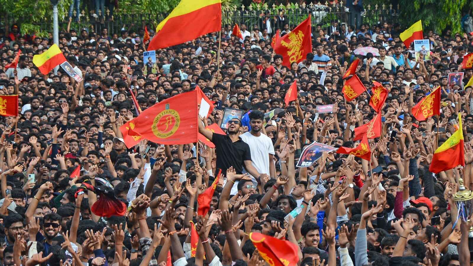 Stampede during RCB's trophy celebration took over 10 lives in Bengaluru