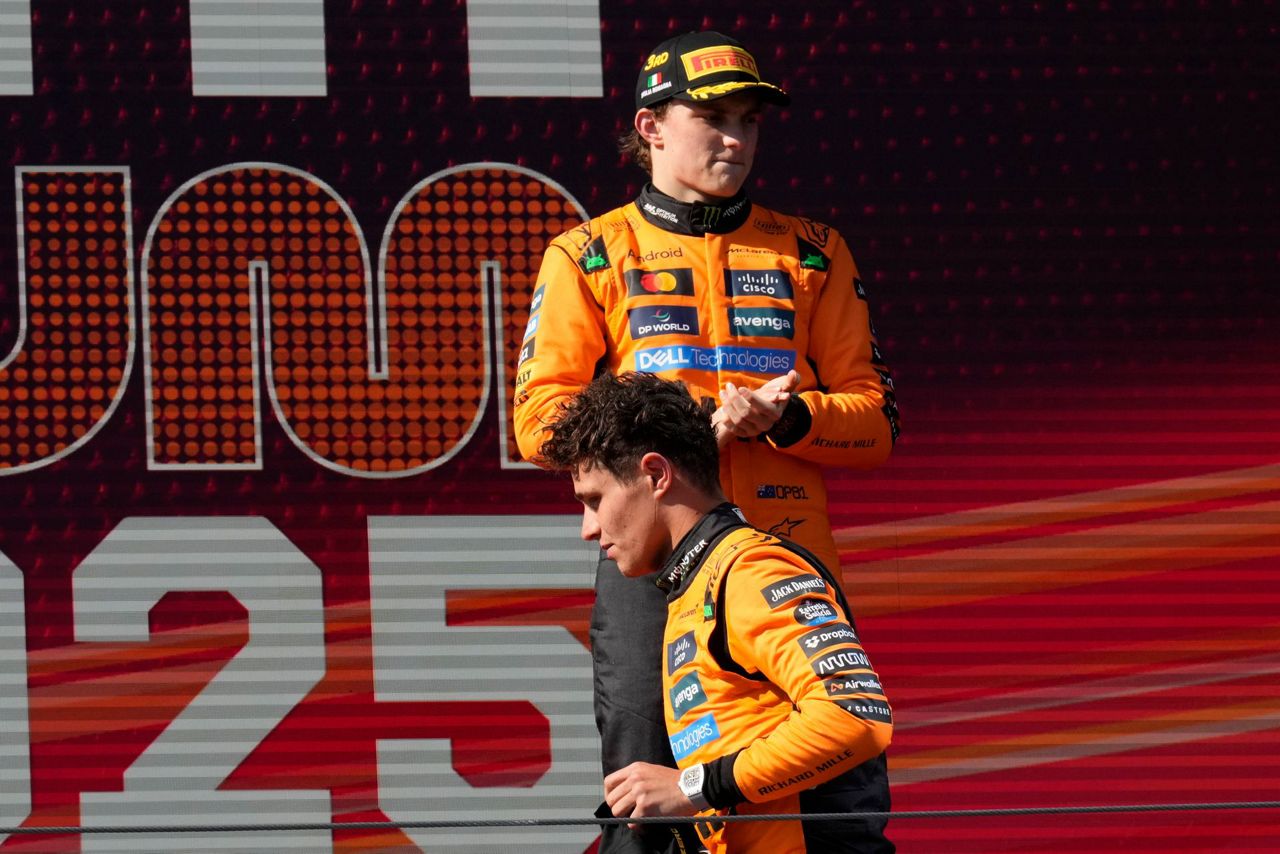 Oscar Piastri and Lando Norris