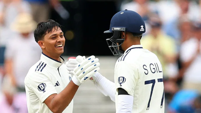 Shubman Gill and Yashasvi Jaiswal headlined the opening day for India (Photo - X)