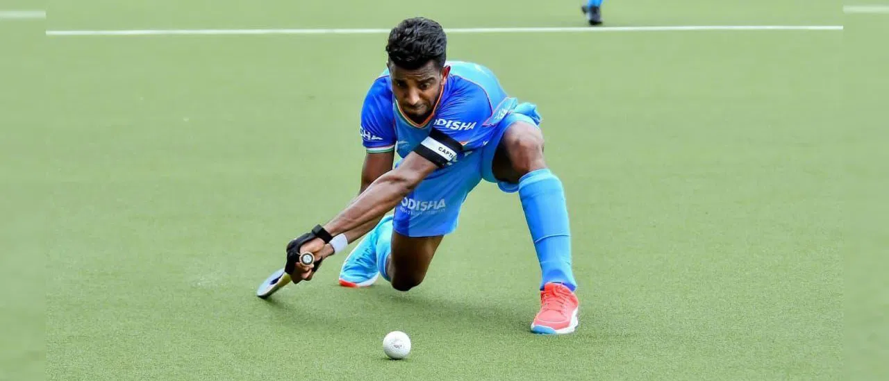 Indian hockey player in action (Photo: Hockey India)