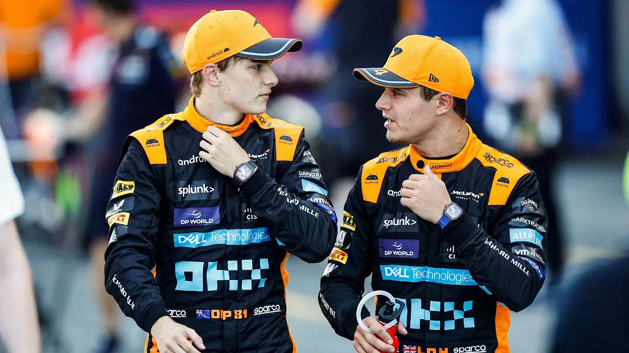 Oscar Piastri and Lando Norris