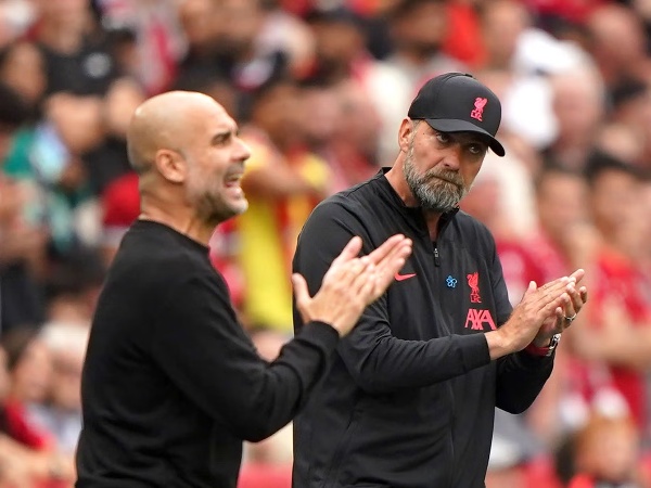 Jürgen Klopp and Pep Guardiola