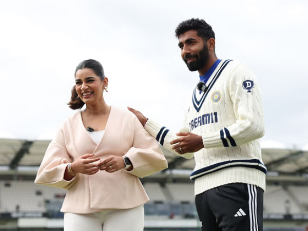 Sanjana Ganesan and Jasprit Bumrah