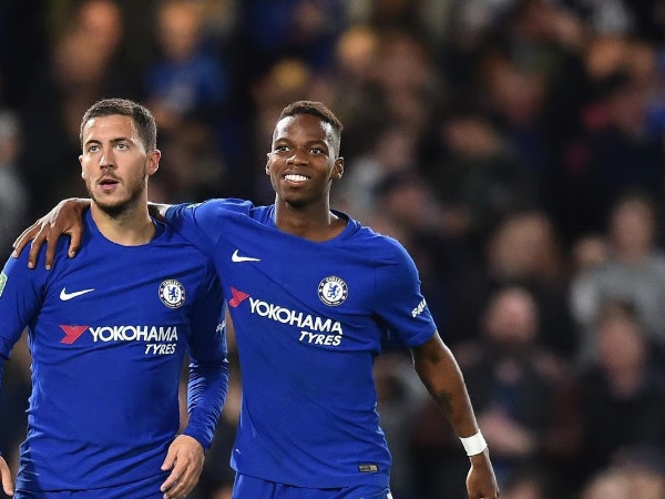 Charly Musonda and Eden Hazard