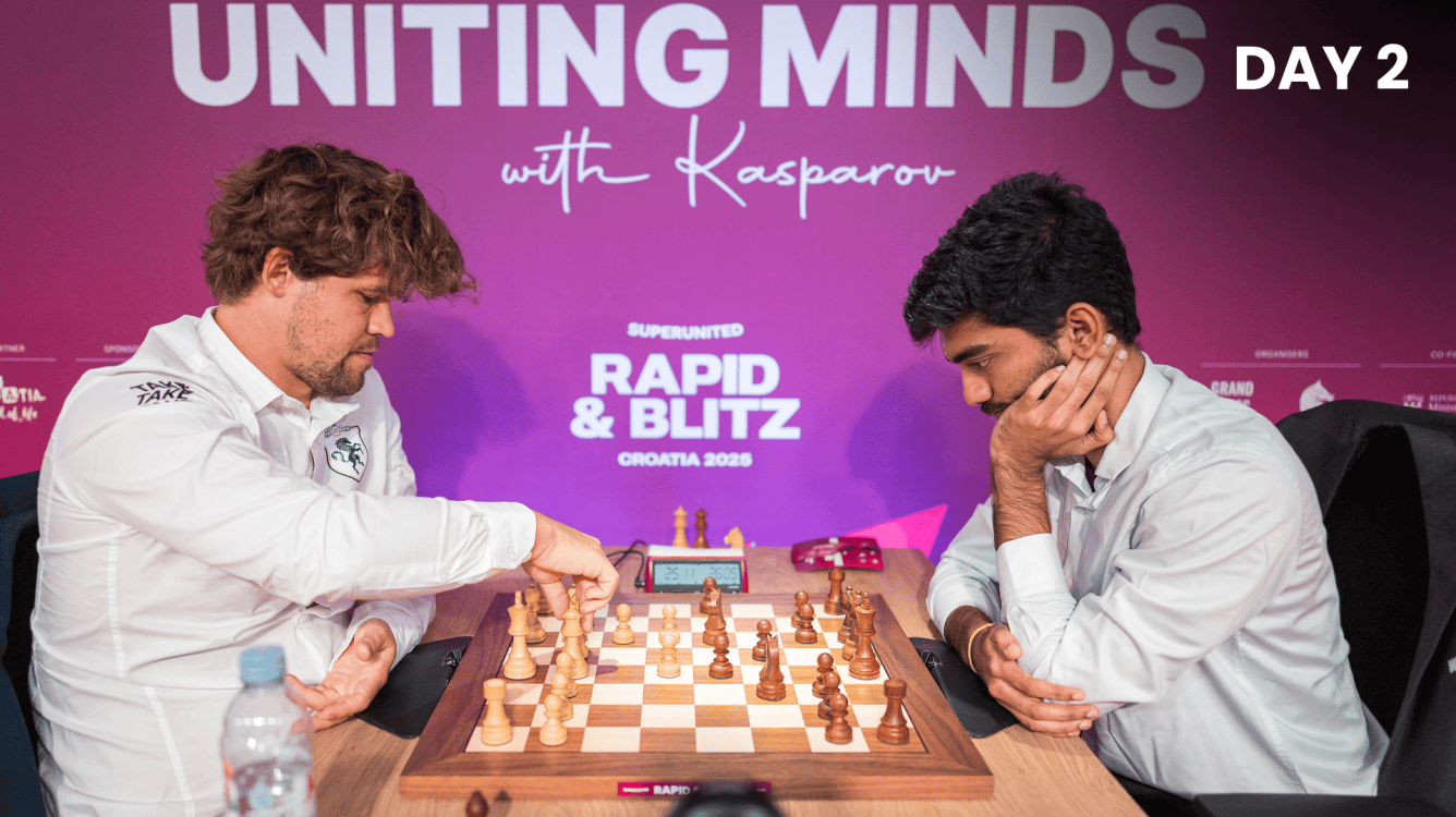 Carlsen and Gukesh (Photo: FIDE X)