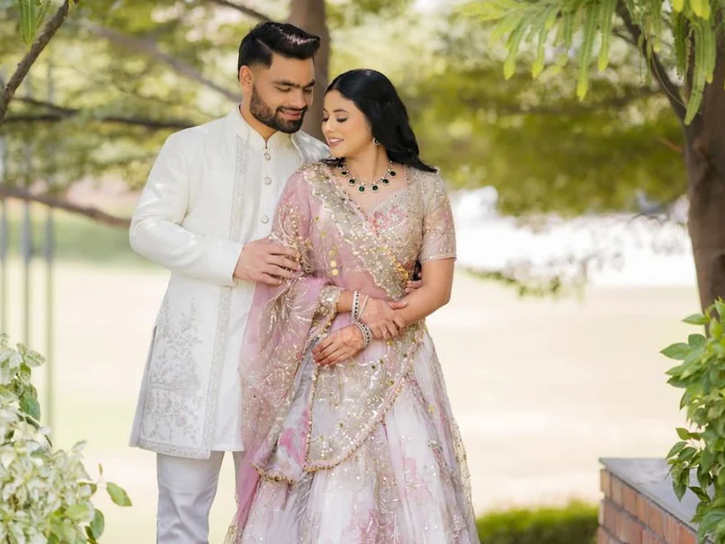 Rinku Singh and Priya Saroj (Photo: Instagram/ @rinkukumar12)