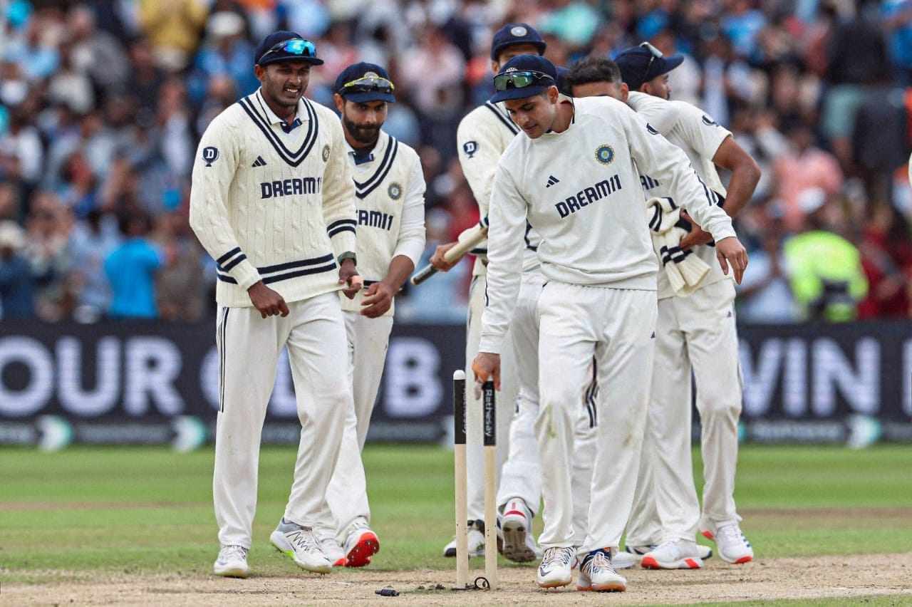 India have claimed their first-ever Test win in Edgbaston