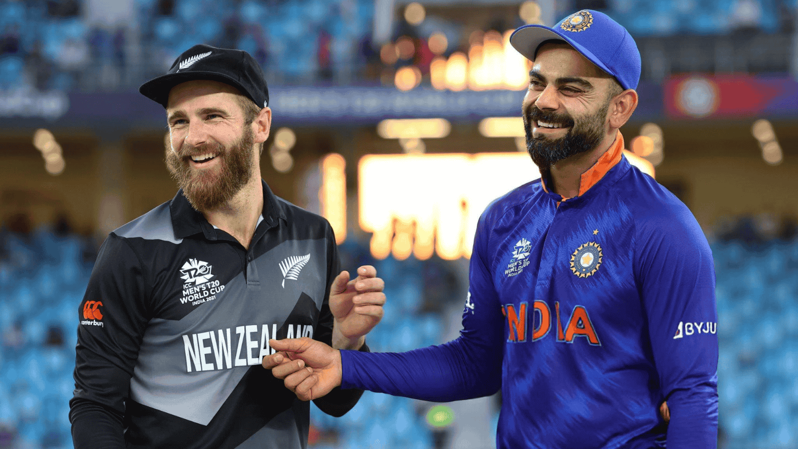 Kane Williamson and Virat Kohli