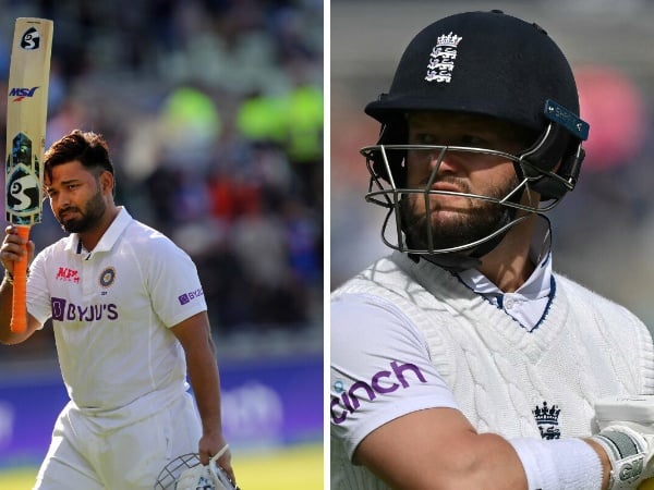 Rishabh Pant and Ben Duckett
