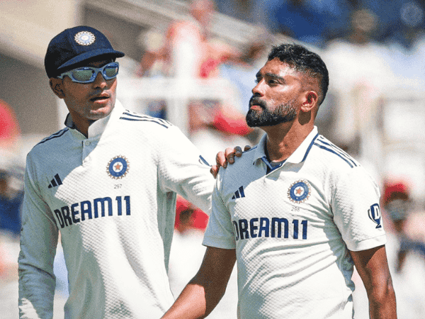 Shubman Gill and Mohammed Siraj