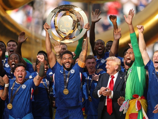 Chelsea celebrates FIFA Club World Cup win