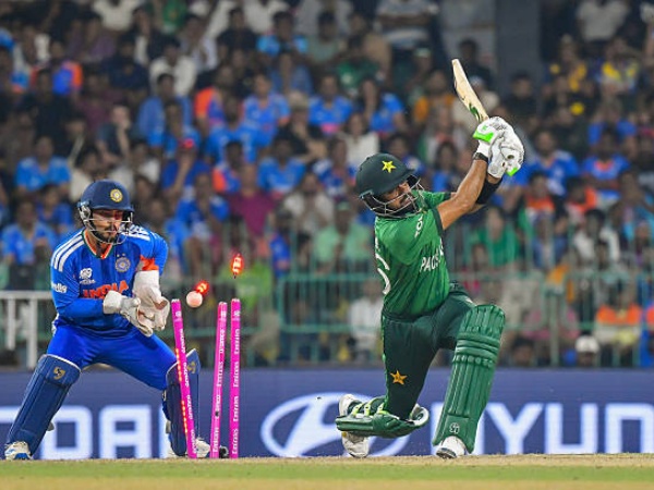 Babar Azam was dismissed cheaply in the IND vs PAK T20 WC 2026 game