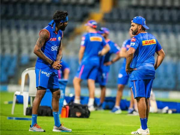 Hardik Pandya and Rohit Sharma