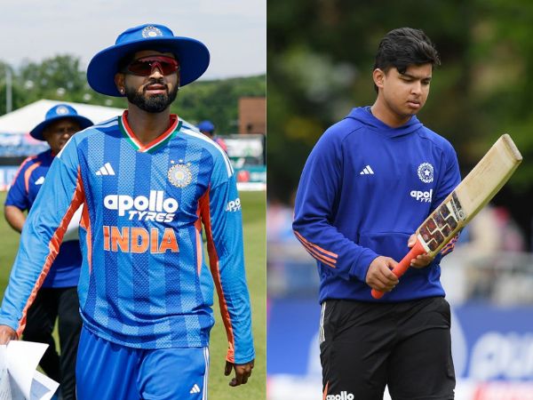 Shreyas Iyer (L), Vaibhav Sooryavanshi (R)