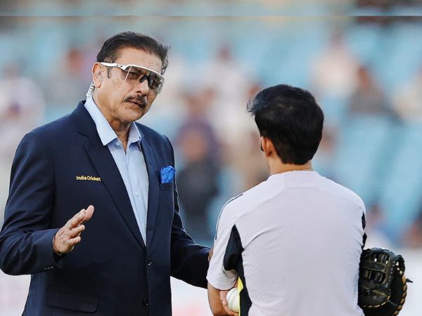 Ravi Shastri with Gautam Gambhir