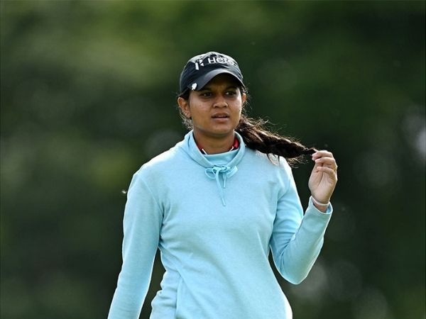 India golfer Pranavi Urs in action during Women’s Irish Open