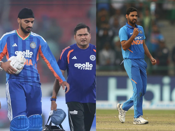 Arshdeep Singh and Bhuvneshwar Kumar
