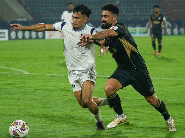 Antonio Moyano in action against Kerala Blasters