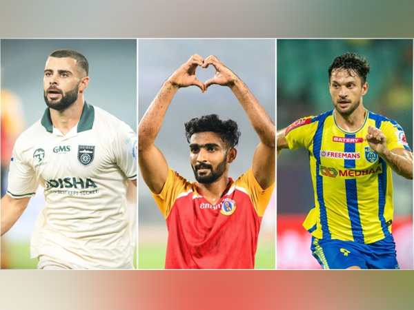 Hugo Boumous , PV Vishnu  and  Jesus Jimenez (Photo: ISL)