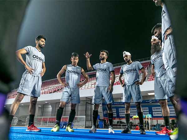 Indian hockey players during Senior National coaching camp in Bengaluru (Image: HI)