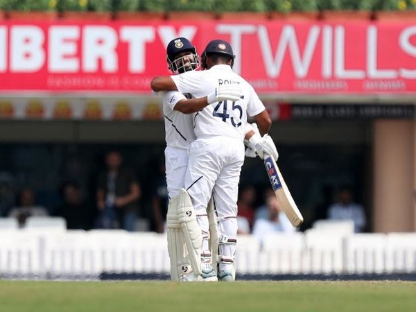 Rohit Sharma with Ajinkya Rahane. (Photo- @BCCI X)