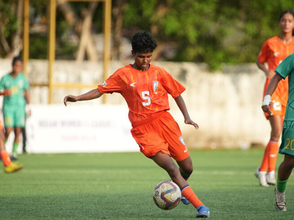 Indian Arrows Women Junior vs. Garhwal United FC in action (Photo: AIFF)