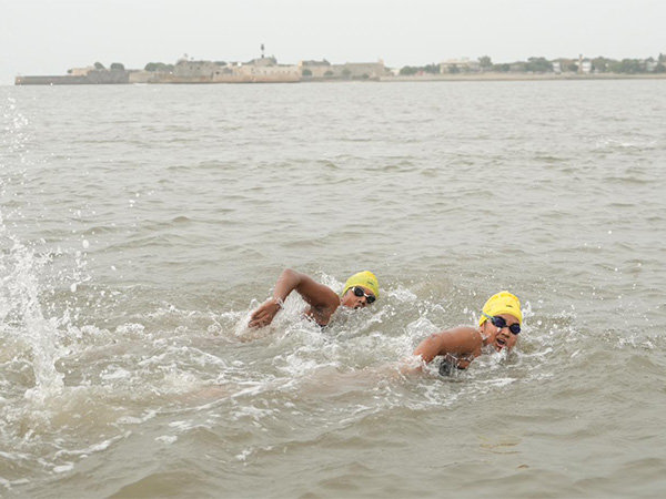 Open Water Swimming competition in Khelo India Beach Games 2025 (Image: SAI media)