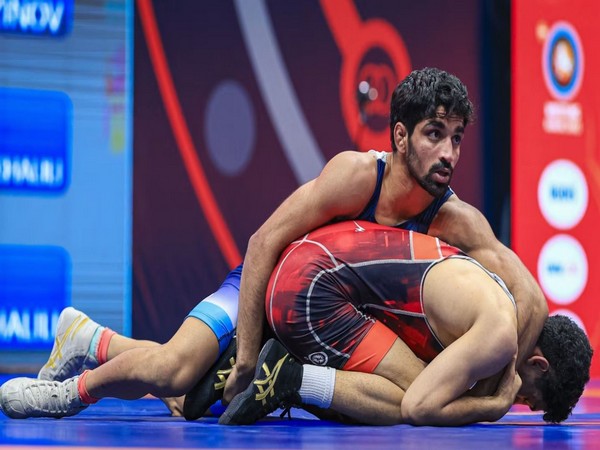 Indian wretler Aman Sehrawat (Photo: United World Wrestling)
