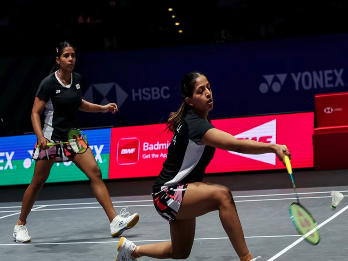 Indian women's doubles shuttlers Treesa Jolly and Gayatri Gopichand (Photo: )