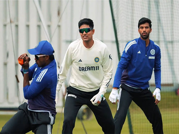 Sai Sudhasan, Shubman Gill and Washington Sundar in action (Photo: @BCCI/X)