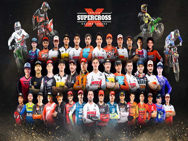 Indian Supercross Racing League riders (Image: ISRL media)