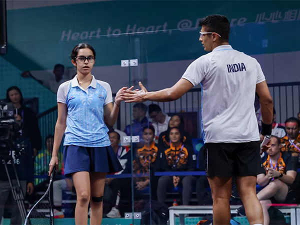 Indian squash players Anahat Singh and Abhay Singh (Pic/Olympics.com)